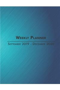 Weekly Planner September 2019 - December 2020