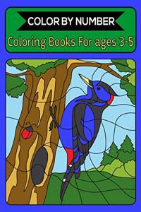 Color By Number Coloring Books For ages 3-5