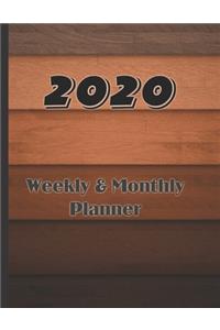 2020 Weekly & Monthly Planner