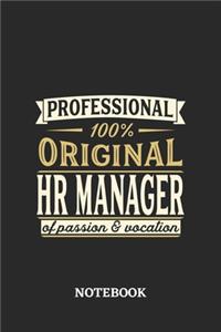 Professional Original HR Manager Notebook of Passion and Vocation