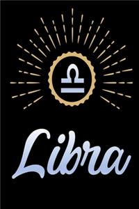 Libra Star Sign Notebook