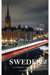 Sweden 5 x 8 Weekly 2020 Planner