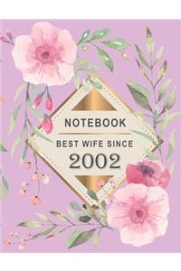 Notebook - Best Wife Since 2002