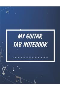 Guitar Tablature Manuscript Paper