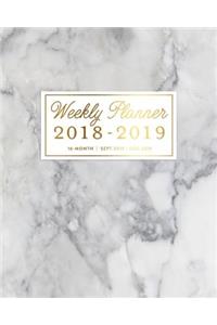 Weekly Planner 2018 - 2019, 16 Month