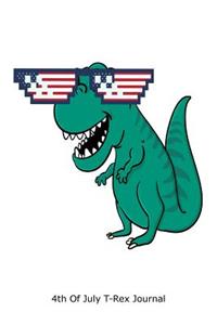 4th Of July T-Rex Journal