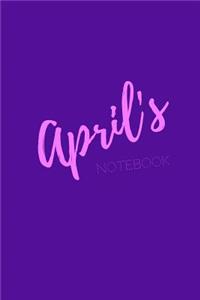 April's Notebook