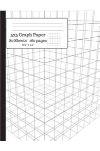Big Graph Paper Composition Book: Graph Paper Composition Notebook, Grid Book, Squared Paper, Quad Ruled 5x5 Graph Paper, Big Graph Paper-8.5 X 11, 80 Sheets (Wire Theme Notebook)