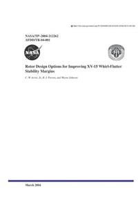 Rotor Design Options for Improving XV-15 Whirl-Flutter Stability Margins