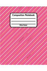 Composition Notebook Wide Ruled