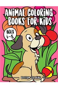 Animal Coloring Books for Kids Ages 4-8
