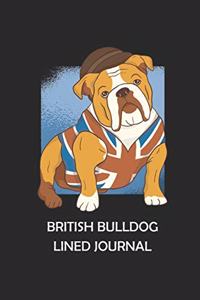 British Bulldog Lined Journal