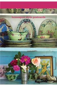 Homespun Style Postcard Book
