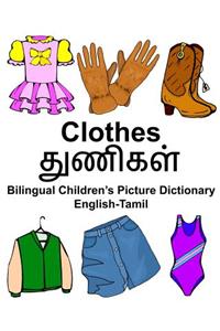 English-Tamil Clothes Bilingual Children's Picture Dictionary