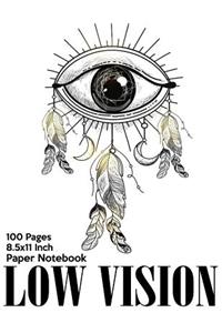 Low Vision Paper Notebook