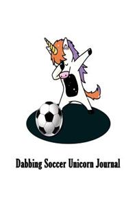 Dabbing Soccer Unicorn Journal