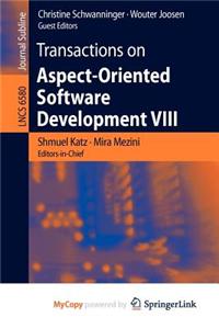 Transactions on Aspect-Oriented Software Development VIII