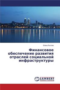 Finansovoe obespechenie razvitiya otrasley sotsial'noy infrastruktury