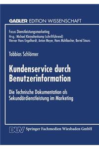 Kundenservice durch Benutzerinformation