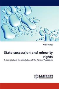 State Succession and Minority Rights