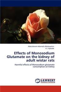 Effects of Monosodium Glutamate on the kidney of adult wistar rats