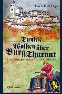 Dunkle Wolken uber Burg Thurant