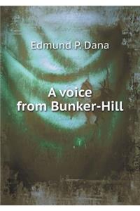 A Voice from Bunker-Hill