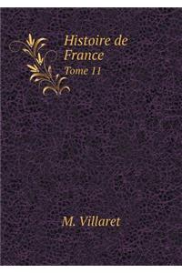 Histoire de France Tome 11