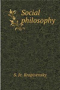Social philosophy