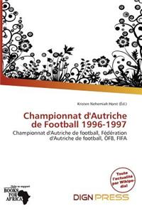 Championnat D'Autriche de Football 1996-1997