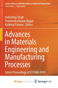 Advances in Materials Engineering and Manufacturing Processes