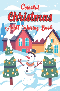 Colorful Christmas Adult Coloring Book