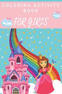 Coloring Activity Book for Girls