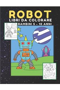 ROBOT libri da Colorare bambini