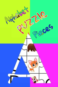 Alphabet puzzle pieces