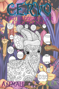 Libri da colorare per adulti per donne - zen - Animali - Cervo