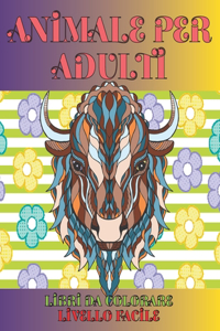 Libri da colorare - Livello facile - Animale per adulti