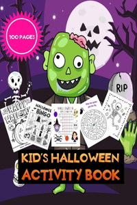 Kid's Halloween activity book