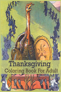 Thanksgiving Coloring book For Adult