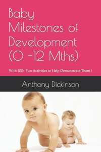 Baby Milestones of Development (0 -12 Mths)
