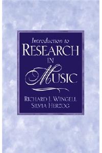 Introduction to Research in Music