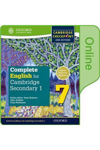 Complete English for Cambridge Lower Secondary Online Student Book 7