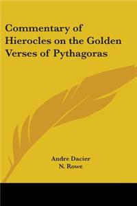Commentary of Hierocles on the Golden Verses of Pythagoras