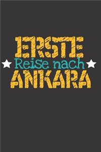 Erste Reise nach Ankara: 6x9 Punkteraster Notizbuch perfektes Geschenk für den Trip nach Ankara (Türkei) für jeden Reisenden