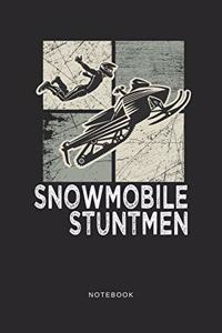 Snowmobile Stuntmen Notebook