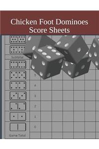 Chicken Foot Dominoes Score Sheets