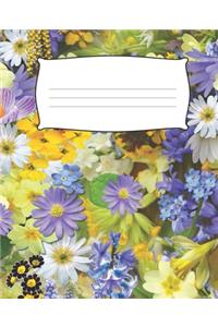 FLORAL Composition Notebook