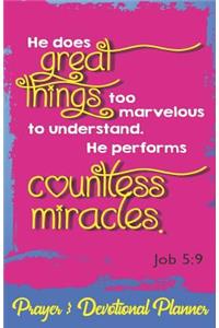 Prayer & Devotional Planner