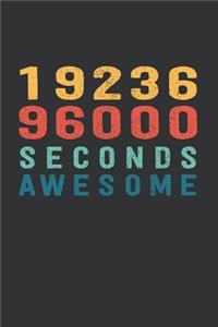 1 923 696 000 Seconds Awesome