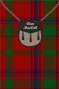 Clan MacColl Tartan Journal/Notebook